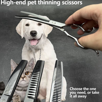 Tesoura Curva para Animais de Estimação Tesoura Curva de Aço Inoxidável para Cães Tesoura Curva Fina para Gatos Especialmente Projetada para Suprimentos de Higiene de Animais de Estimação
