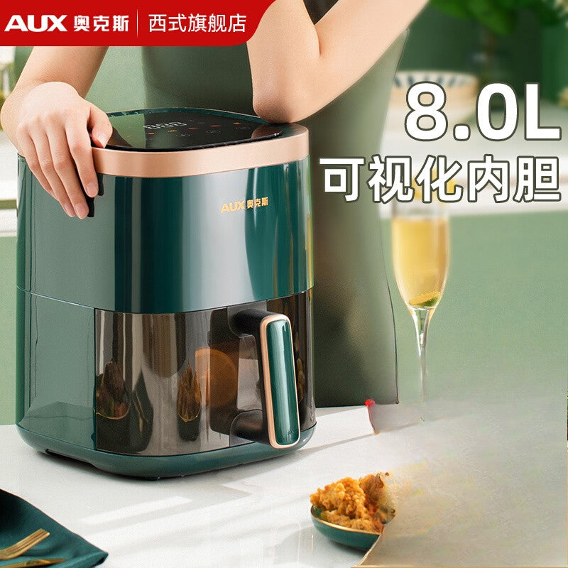 220V Home Air Fryer Multifunctional Intelligent One-Piece Electric Grilling Oven No Oil