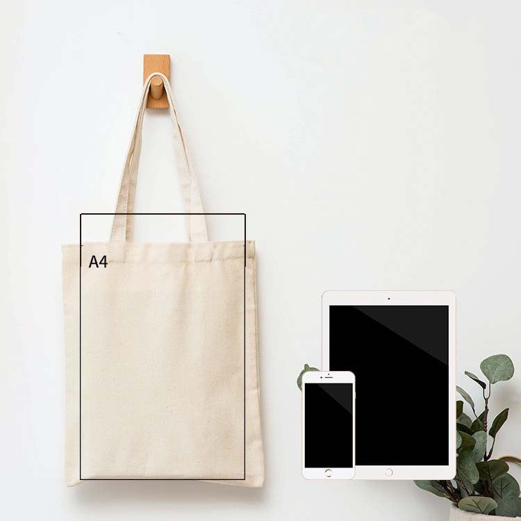 Wholesale Custom 50pcs/Lot Reusable Cotton Grocery Shopping Bags Printed logo High capacity Canvas Tote Bag