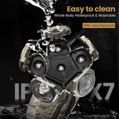 Sejoy Electric Bald Head Shaver & Multi-functional Hair Beard Trimmer 5 in 1 Wet & Dry Hair Cutting Machine Rechargeable