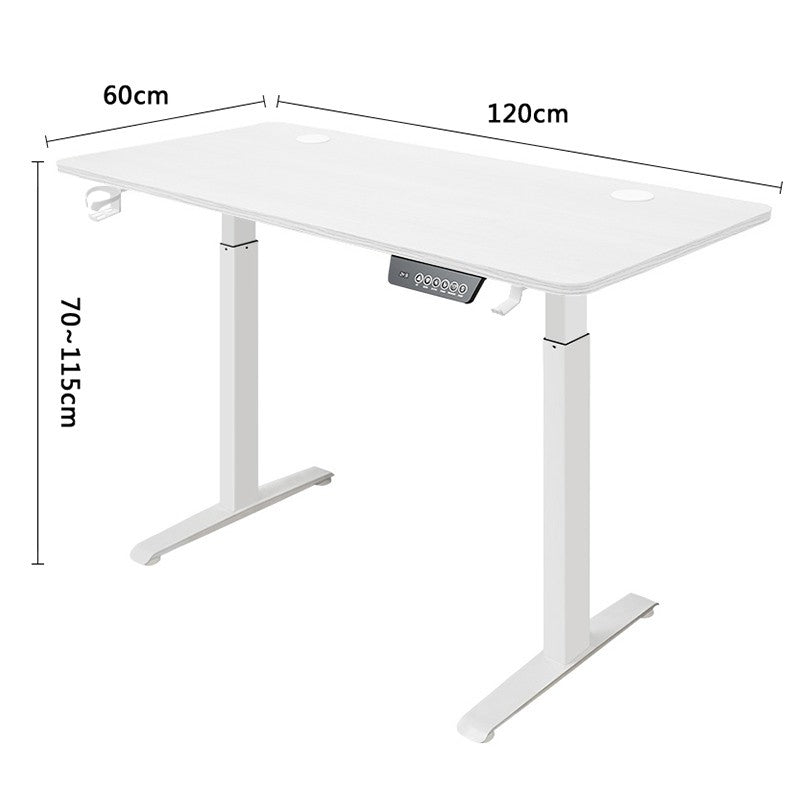 Height Adjustable Desk Motion Electric Sit Stand Up Down Computer Table Lift Motorized Gaming Desktop Modern Home Office Desks