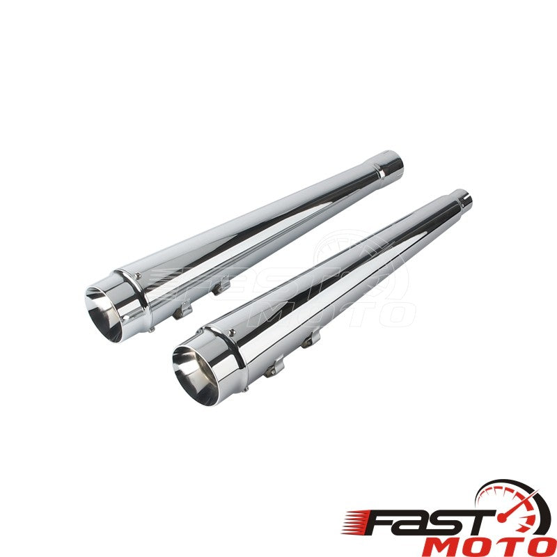 Motorcycle Slip On Mufflers Dual Exhaust Pipes For Harley Touring Road King Road Glide Electra Glides 2017-2023 Exhausts Muffler