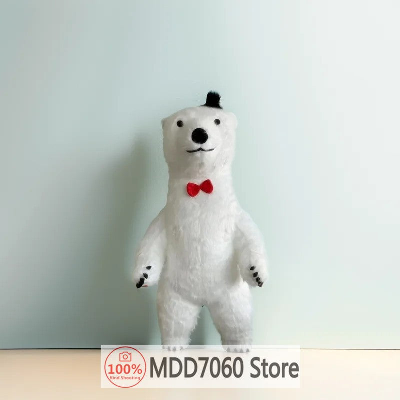 Giant Panda Inflatable Costume Street Funny Polar Bear Mascot Costume Party Role Playing Plush Inflatable Mascot Costume