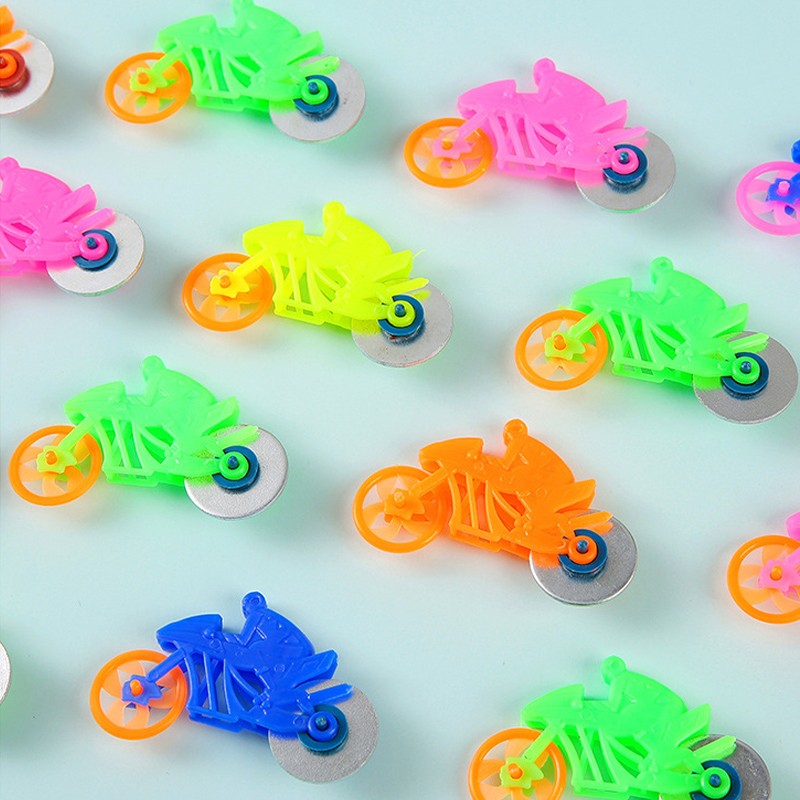 10/20/30Pcs Mini Hand Pull Bicycle Gear Car Toys Stress Relief Sensory Toys Kids Birthday Party Favors Favorite Pinata Filler