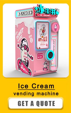 High-Efficiency 2025 Manufacturer's New Large Screen Breakfast Vending Machine Burger Option Large Display High-Security