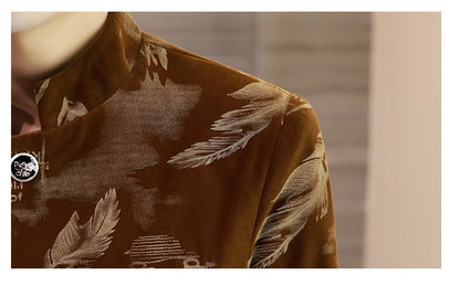 Luxury Retro Velvet Suit Jacket for Men Fashion Slim Fit Stand Collar Blazer Masculino Casual Business Wedding Dress Coat