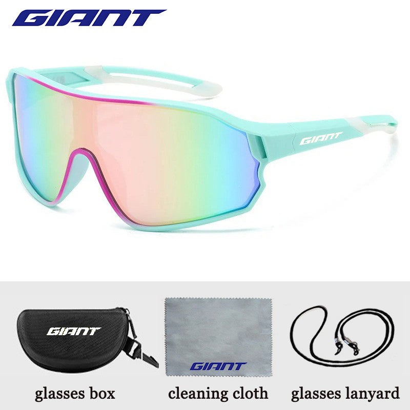 Óculos de Ciclismo Top Seller GIANT UV400 Anti-embaciamento Lentes REVO Nitidez HD Certificação CE/ANSI Design Cateye Bicicleta de Montanha/Estrada para homem e mulher