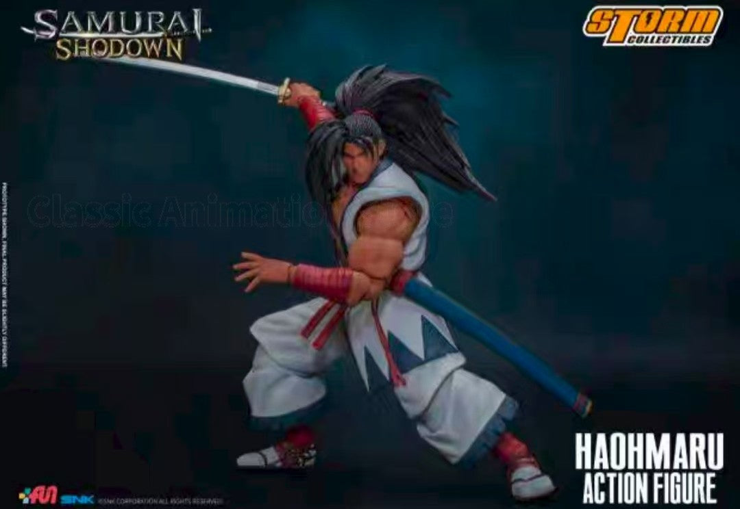 ?Original?Storm Toys SNK Samurai Shodown Haohmaru Original Color&Blood Version 1/12 Action Figure Model Toy