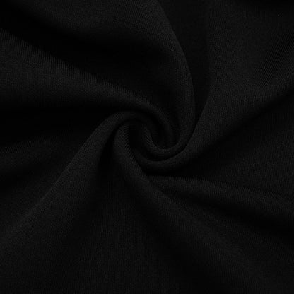 Mozision Deep V Neck Long Sleeve Sexy Mini Blazer Dress Women Elegant Double-breasted High Waist Club Party Blazers Dress