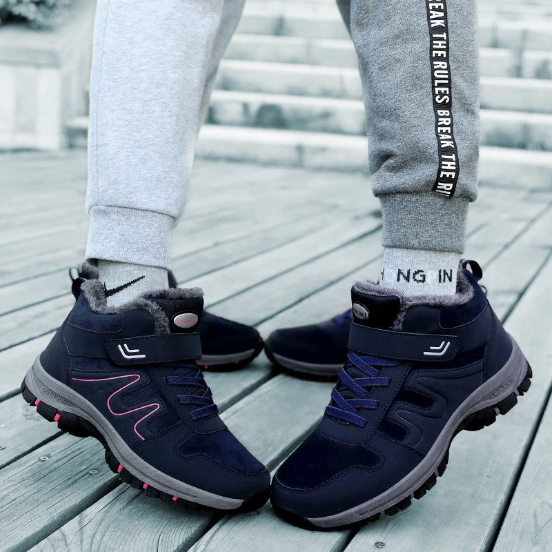 2025 Women Winter Snow Boots For Men And Women Outdoor Hiking Boots Non-Slip Warm Woman's Sneakers Size 35-45 Ankle Footwear