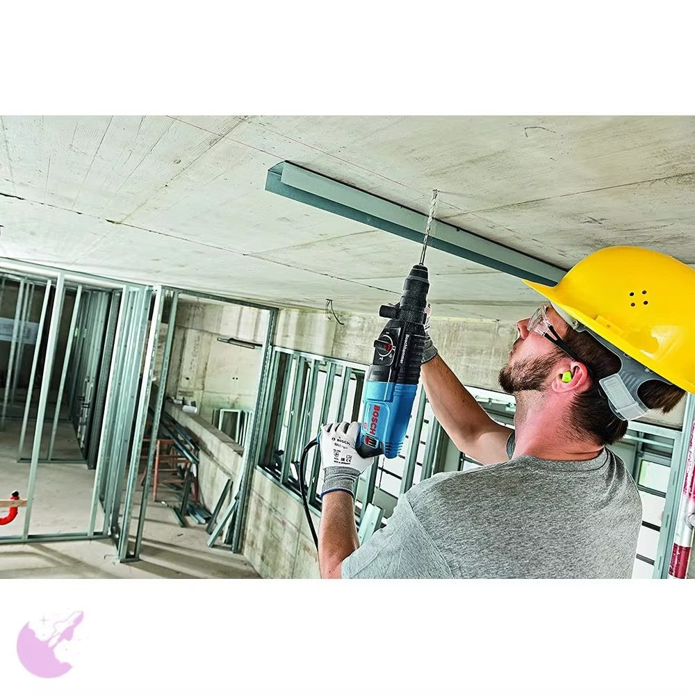 Martelete Rotativo Bosch GBH2-26/28, Furadeira de Impacto Para Concreto, Pedra, Tijolo e Parede, Elétrica Profissional de Serviço Pesado