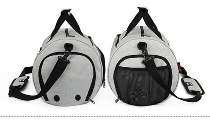 Bolsa de Ginástica Masculina Seca e Molhada para Yoga Feminina Treino Mala de Viagem Sacola de Esporte Ao Ar Livre Natação Sapatos Femininos Fitness Bolsa de Ombro de Fim de Semana