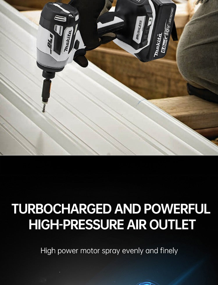 Parafusadeira de impacto Makita DTD173 18V sem escova, branca, para melhorias domésticas e projetos de bricolagem, 180 Nm, modo elétrico de madeira/parafuso/T