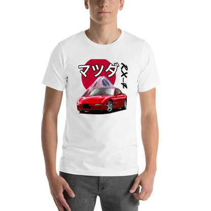 Classic RX-7 T-Shirt t shirt man casual black cotton t-shirt plain for man package T-Shirt