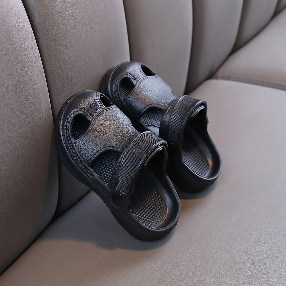New Summer Children Shoes Non-Slip Slippers Baby Outdoor Fashion Hole Beach Sandals Slippers for Girl Boy Beach Children's Shoes