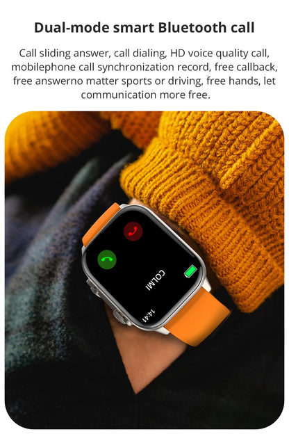 COLMI C81 2.0 Inch AMOLED Smartwatch Support AOD 100 Sports Modes IP68 Waterproof Smart Watch Men Women PK Ultra Series 8