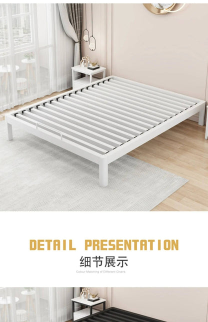 Bedroom Minimalist Bed Frame King Size Metal Hotel Double Bed Frame Modern Lounge Cama Matrimonio Multifuncional Furniture