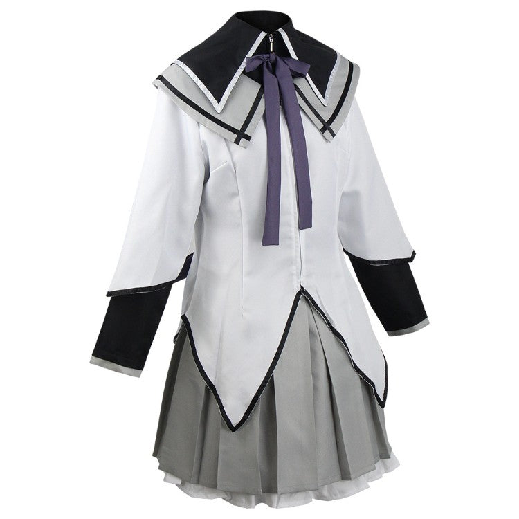 Anime Akemi Homura Cosplay Costume Fighting Uniform Stockings Akemi Homura Outfits