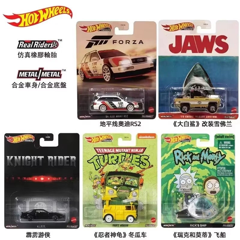 New Genuine Hot Wheels Entertainment Pop Culture Oil Set Topgun Pors Rs Shark Alloy Car Vanquish 007 2000gt Toy Boy Cool Gifts