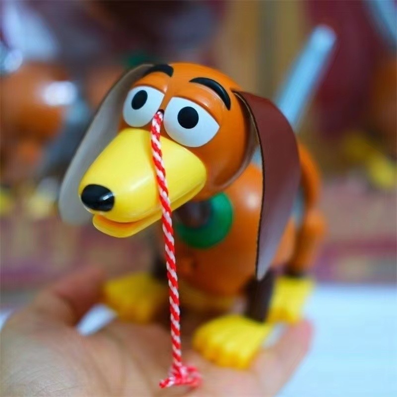 Toy Story Slinky Dog Voice Sound Action Figure 20cm/28cm Dachshund Model Anime Toy Gift for Children Creative Birthday Present
