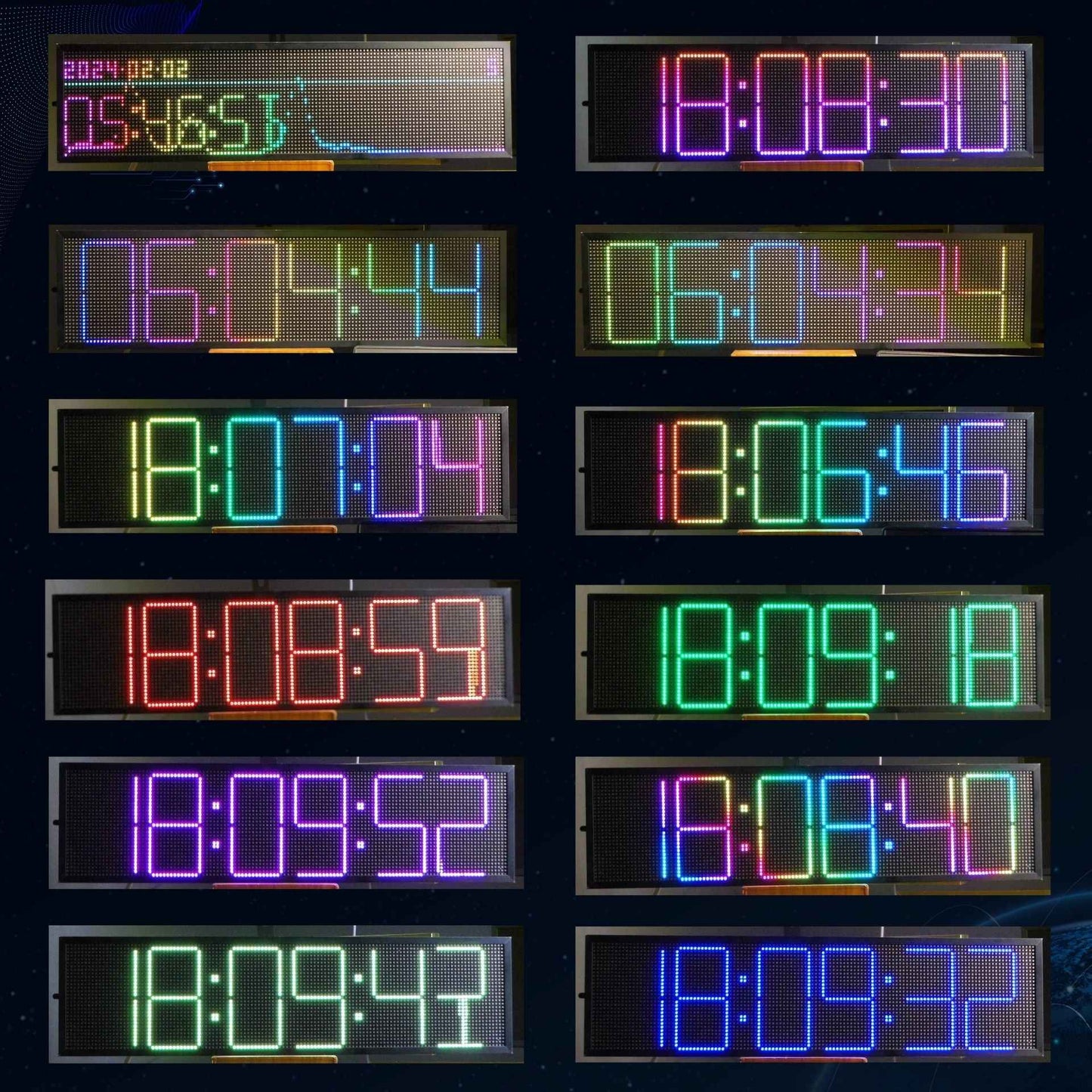 Exibição Profissional de Espectro Rítmico Musical RGB Colorido Completo Luz de Captação Enfeite de Mesa Luz de Atmosfera Musical