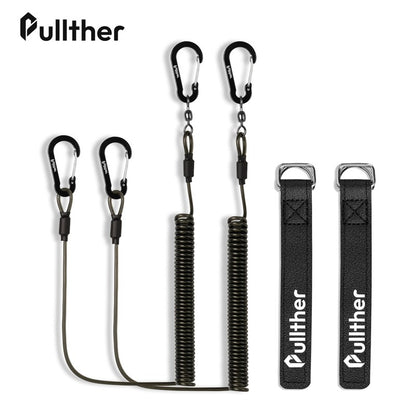 Ferramentas de pesca, cordas de segurança enroladas, alça de vara, cinto de amarração, acessórios de pesca, equipamento de pesca, equipamentos de pesca, fio antiperda, mosquetão.