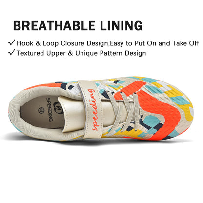 Kids Soccer Cleats Athletic Outdoor FG Football Boots Boys Girls Training Sneakers AG Youth Soccer Shoes for Little/Big Kids