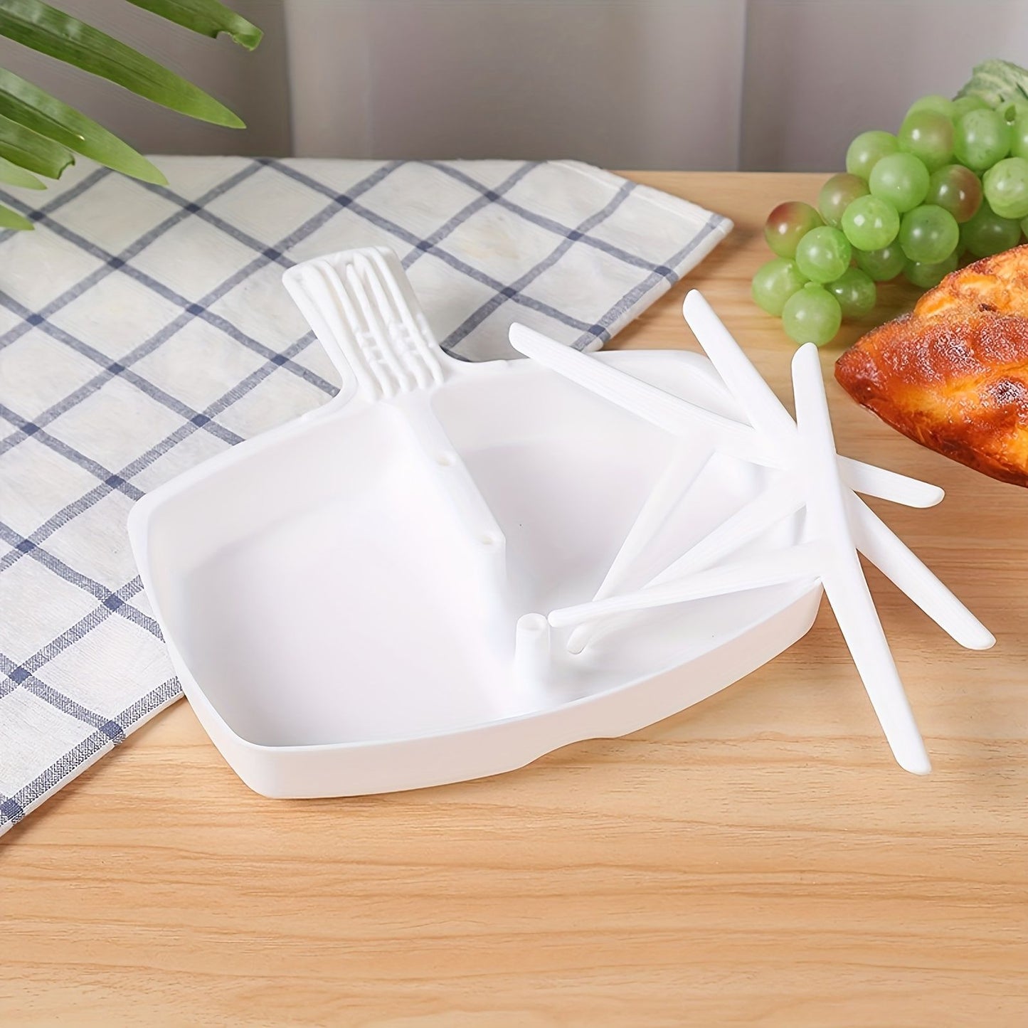 Rotisserie plastic barbecue grill microwave oven barbecue grill bacon barbecue grill plate