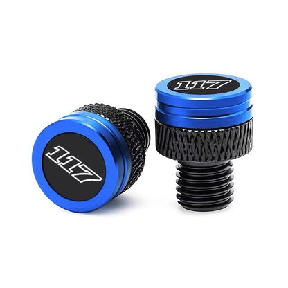 Motorcycle CNC Rearview Side Mirror Hole Cap Plug For Harley Softail Low Rider ST FXLRST FXRST Breakout Touring CVO 117