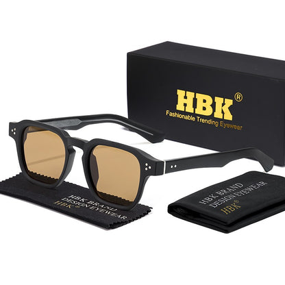 Óculos de Sol Punk HBK Fashion para homens Óculos de Sol Quadrados Clássicos Esportes ao Ar Livre Festa Férias Viagem Condução Pesca Óculos