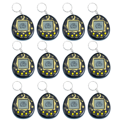 64-6PCS Virtual Pet Keychain Tamagotchi Electronic Toys for kids Video Game Party Favors Birthday Gifts School Classroom Prizes