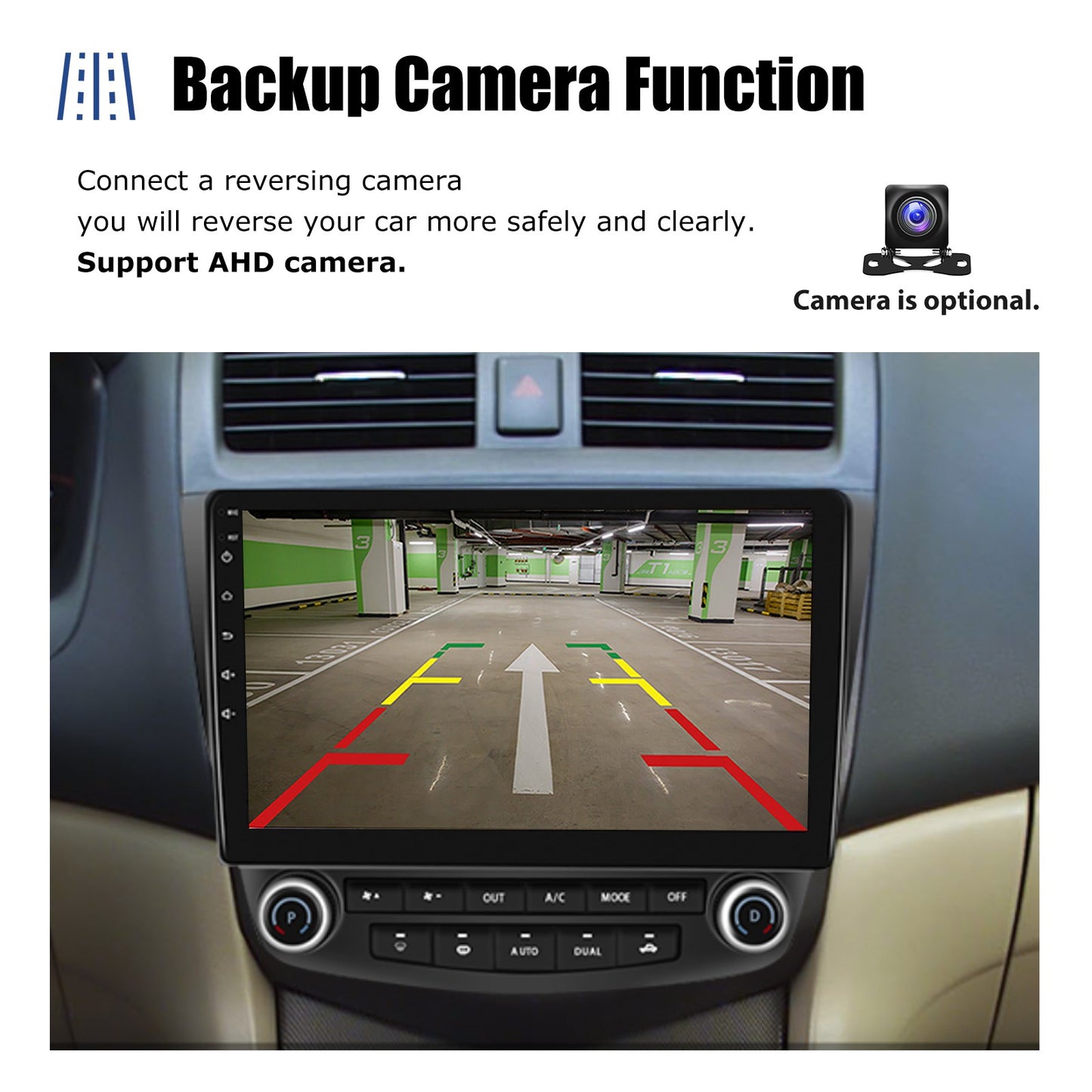 4+64G 10.1" For Honda Accord 7 2003-2007 Android 14 Car Stereo Radio GPS Navi Apple CarPlay WiFi BT Head Unit IPS Touch Screen