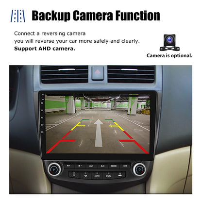 4+64G 10.1" For Honda Accord 7 2003-2007 Android 14 Car Stereo Radio GPS Navi Apple CarPlay WiFi BT Head Unit IPS Touch Screen