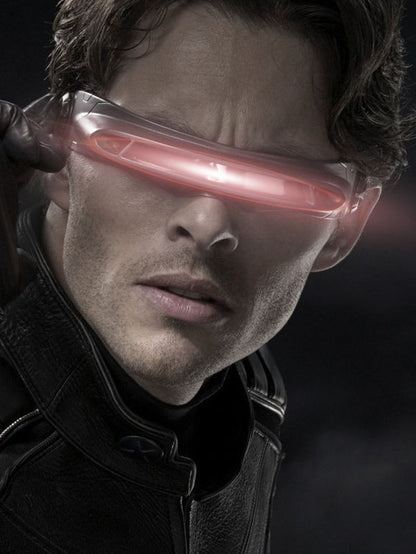 Polarized Futuristic X-Men Cyclops Cosplay Sunglasses Men Halloween Memory Material Special Cool Party Glasses Festival Gift