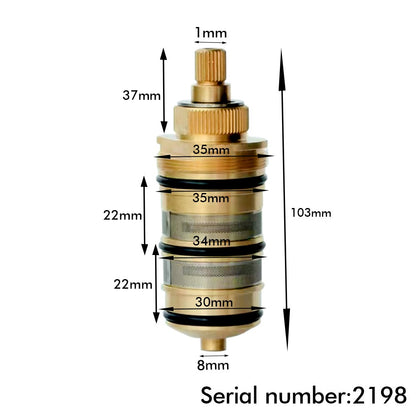 Cartridge Replacement Thermostatic Shower Control Switch Temperature Of Bathroom Shower Faucet Valve Spare Repair Kit