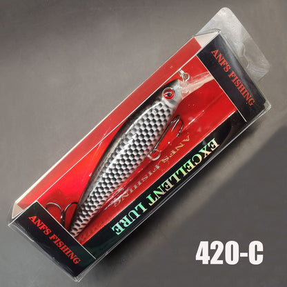 1pc/3pcs 13g Isca de Pesca com Impressão Colorida Sinking Minnow Isca Artificial Legal para Pesca