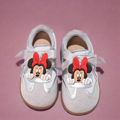 New Style Girls Casual Shoes Cute Minnie Anti-slip Kids Breathable Sport Footwear Children's Sneakers Soft Bottom Toddler Shoes