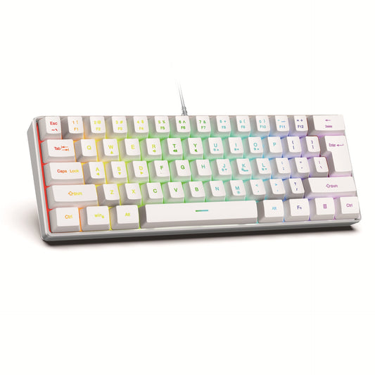 Wired Keyboard Mechanical Feel 61 Keys Usb Wired Gaming RGB Backlit Keyboard PC Gamer Accessories for Computer Gamers Ofiice