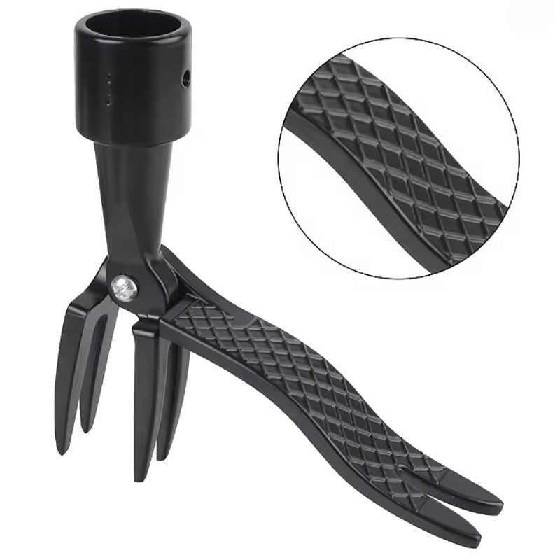 Black Weeding Head Replacement Gardening Claw Foot Pedal Weed Puller Stand Up Weeding tool Digging Weeder Root Remover