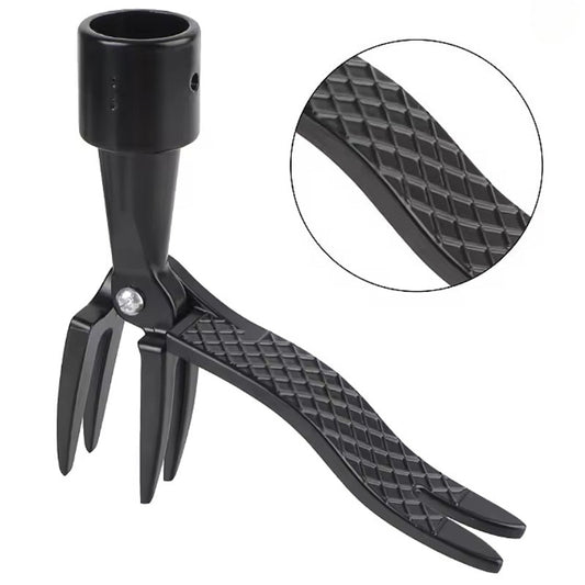 Black Weeding Head Replacement Gardening Claw Foot Pedal Weed Puller Stand Up Weeding tool Digging Weeder Root Remover