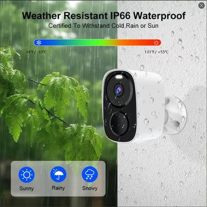 Vstarcam 2K Solar Security Cameras Wireless Outdoor Battery Powered Security Camera PIR Motion Alarm Cloud Storage Two Way Audio