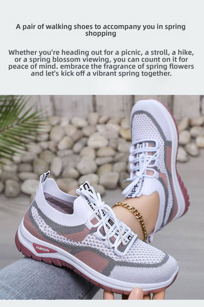 Women Sneakers 2025 New Spring Autumn Brand Luxury Vulcanize Shoes Casual Footwear Zapatillas Mujer Light Flat Breathable Shoes