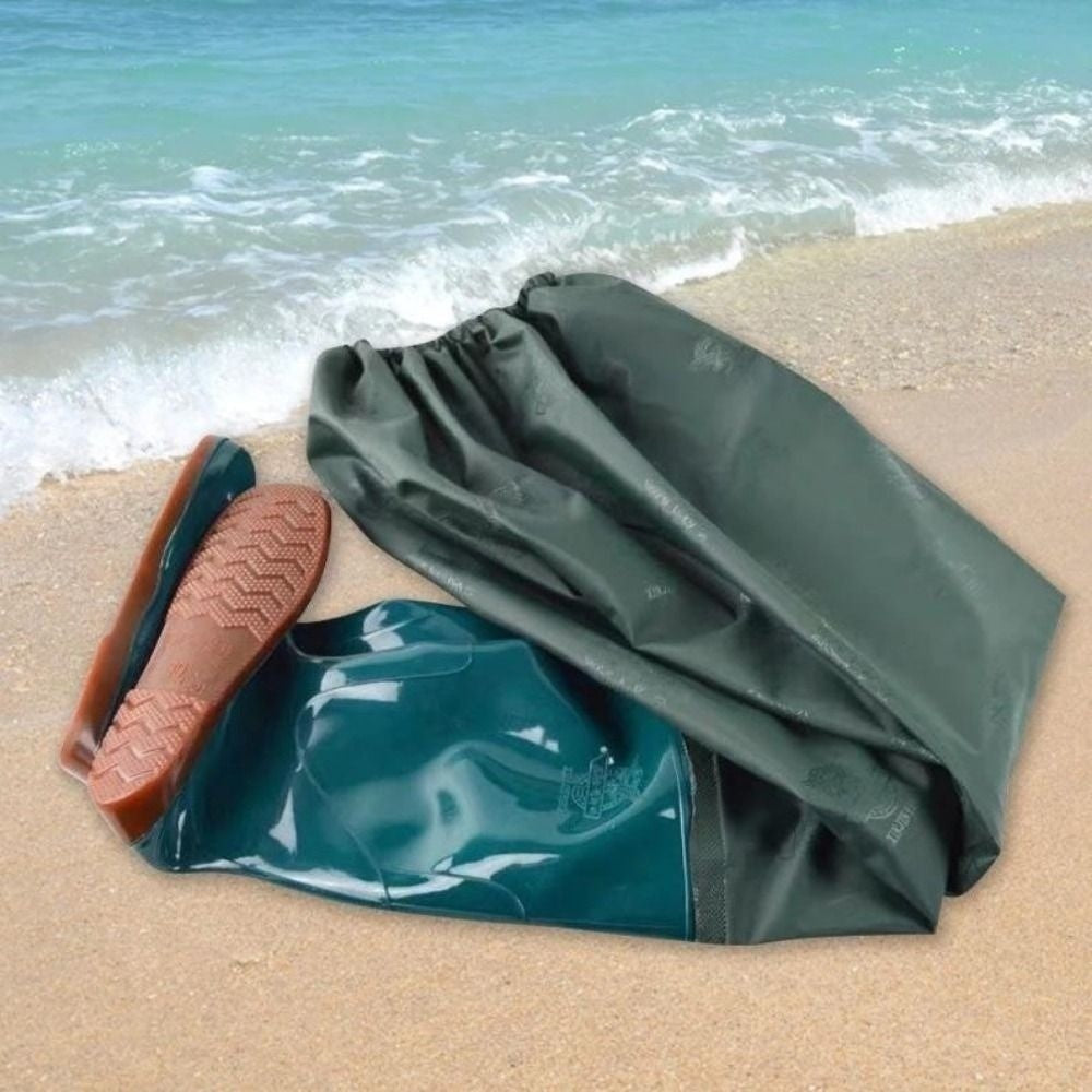 Calça Plástica de PVC para Transplante, Botas de Pesca Impermeáveis Antiderrapantes com Cano Alto, 10 Tamanhos