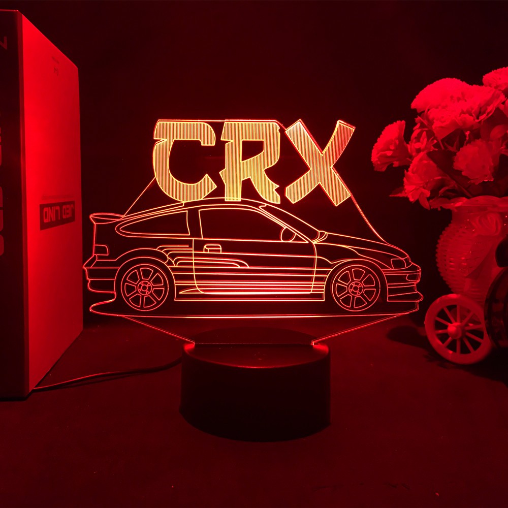 Sports Car 3d Illusion Lamp for Kids Bedroom Decor Nightlight Touch Sensor Atmosphere Birthday Gift Supercar Led Night Light