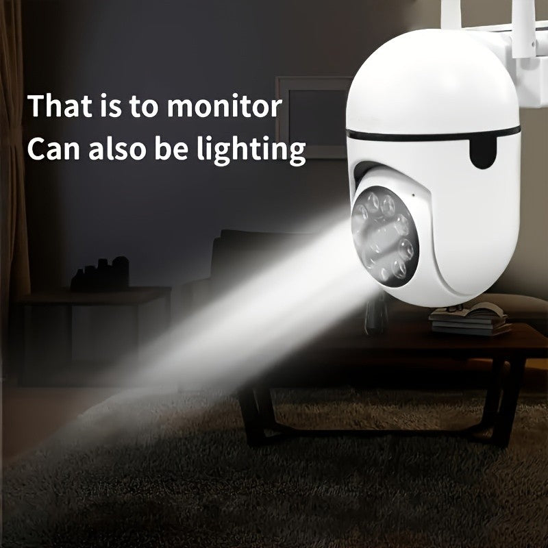 Ease Life APP Wireless 1080P HD Indoor/Outdoor WiFi Security Camera, Color Night Vision, 2-Way Audio, 360° Pan/Tilt/Zoom