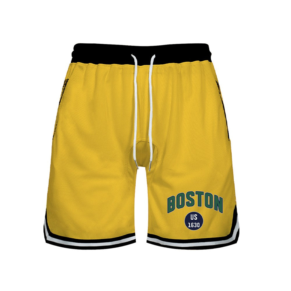 Men's Fitness Joggers Casual Breathable Short Sports Basketball Shorts Mesh Quick Dry Gym Shorts for Male Pants Summer