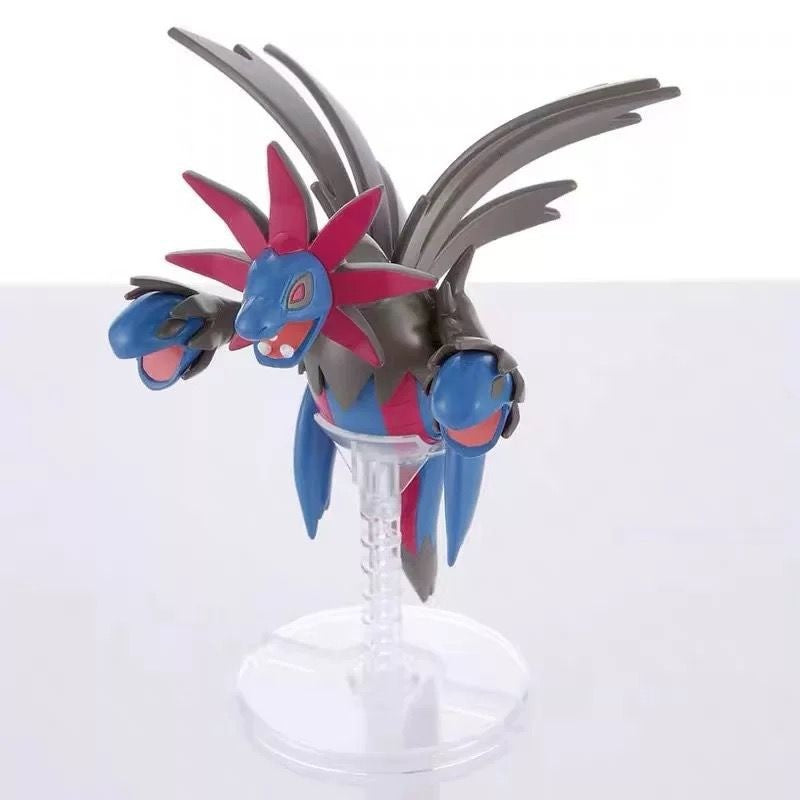 Bandai Original Pokémon Bonecos Hydreigon Anime Action Figure Montagem Simples Modelo Colecionável Ornamentos Brinquedos Presentes PVC