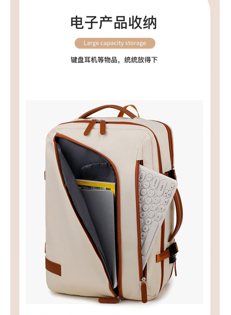 Backpack Unisex New Simple Business Computer Backpack Outdoor Large Capacity Travel Bag Student School Bag for Boys