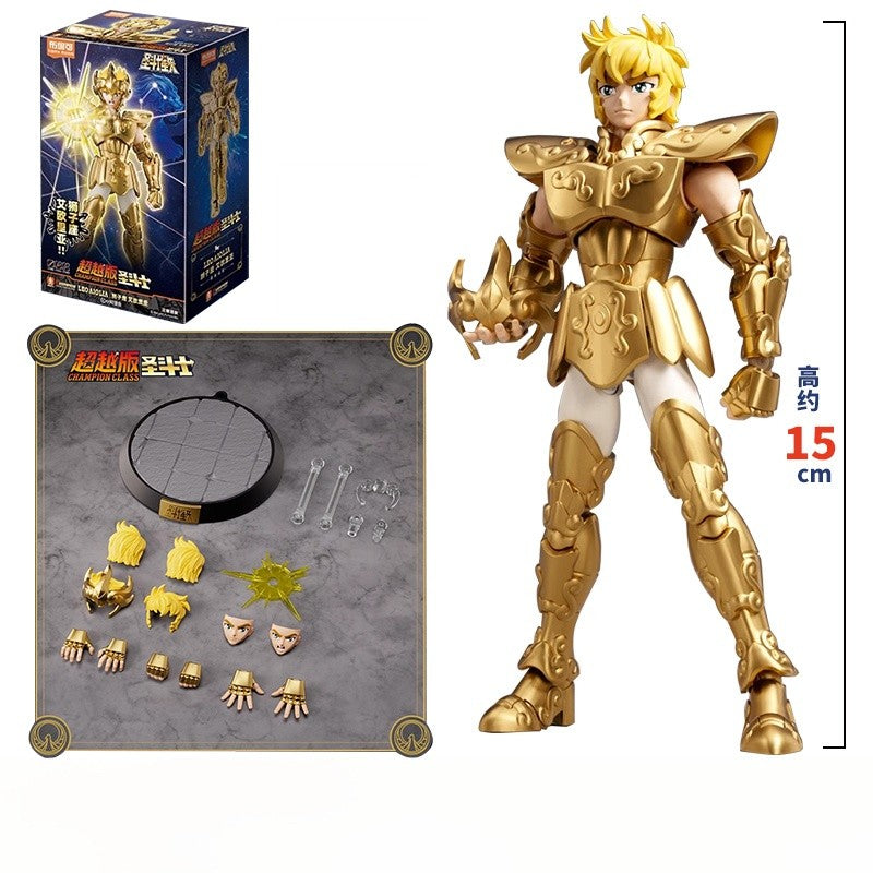 BLOKEES Original Saint Seiya CAPRICORN SHURA DRAGON SHIRYU CÂNCER MÁSCARA DA MORTE CAMPEÃO CLASSE Boneco de Ação Modelo de Anime Brinquedo Presente