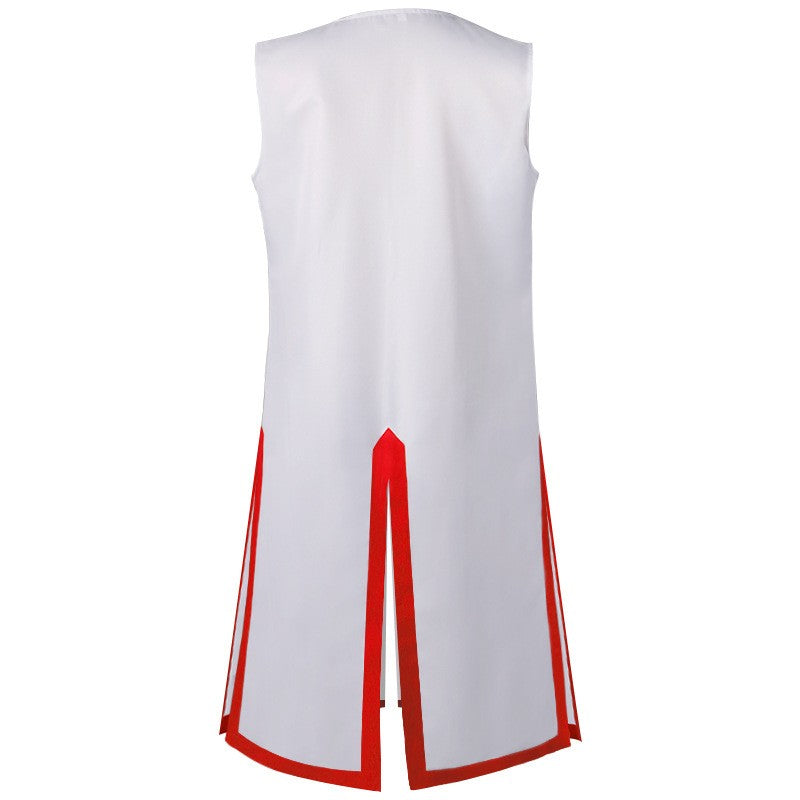 2025 Euro-American Halloween Medieval Knights Templar Cos Robe with Belt with Men & Women,Ball Party Performance Costume Unisex